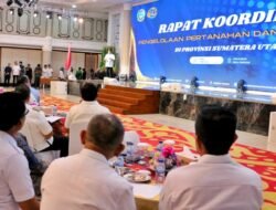 Bersama Menteri ATR/BTN, Bupati Simalungun Hadiri Rakor Penyelesaian Tanah di Sumut