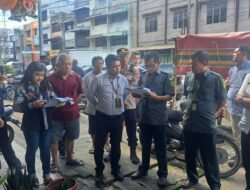 Polres Pematangsiantar Laksanakan Pengamanan Konstatering Ruko di Jalan Merdeka