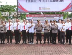 Kapolres Simalungun Berikan Penghargaan Kepada Personel Berprestasi dalam Pengungkapan Kasus Narkoba