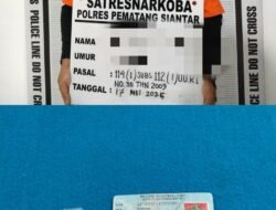 Sempat Buang Keselokan, Pemilik Sabu Berhasil Diringkus Polres Pematang Siantar