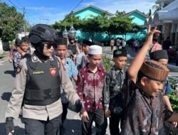 Cegah Guantibmas, Srikandi Polwan Polres Pematangsiantar Patroli Dialogis