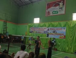 Final Turnamen Badminton, Bhabinkamtibmas Polsek Siantar Barat Himbau Jaga Kamtibmas