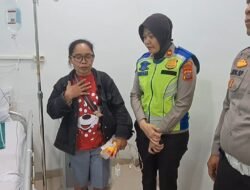Diduga Kebut kebutan Depan RSUD dr Djasamen Saragih Unit Gakkum Polres Pematangsiantar Cek TKP Lakalantas
