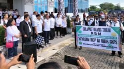 Lepas Tim RBM GKPS, Wakil Bupati Simalungun Berikan Apresiasi Kepada Penyelenggara RBM