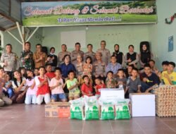 Wujud Memberi Perhatian Dan Kasih Sayang, Kapolres Pematangsiantar Kunker dan Baksos di Panti Asuhan