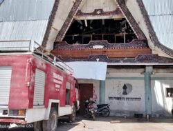 Open Stage Jadi Pos Damkar di Samosir, Kondisinya Memprihatinkan.