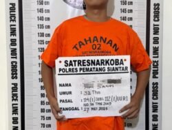 Miliki Satu Paket Sabu, Seorang Residivis Berhasil di Amankan Polres Pematangsiantar