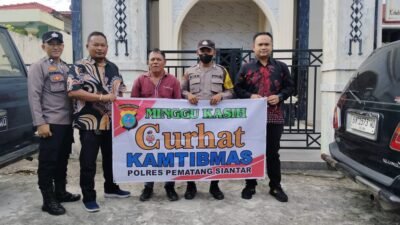 Polsek Siantar Martoba Laksanakan Minggu Kasih di Gereja GBKP