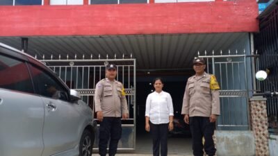 Polsek Siantar Timur Amankan Ibada Minggu Kasih Disejumlah Gereja