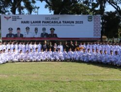 Polres Pematangsiantar Ikuti Upacara Peringatan Hari Lahir Pancasila Tahun 2025