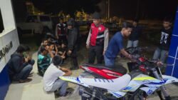 Patroli Blue Light dan Tim Samapta Polres Simalungun Amankan 20 Orang dan 8 Sepeda Motor, Cegah Kejahatan Jalanan
