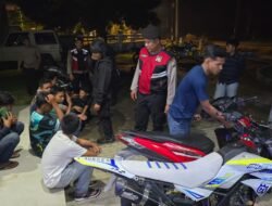 Patroli Blue Light dan Tim Samapta Polres Simalungun Amankan 20 Orang dan 8 Sepeda Motor, Cegah Kejahatan Jalanan