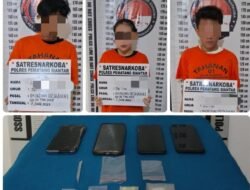 Miliki Ekstasi dan Sabu,Tiga Orang warga kecamatan Dolok Batu Nanggar, Berhasi di Ringkus Polres Pematangsianțar