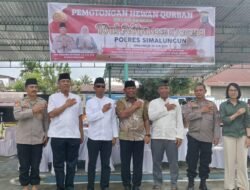 Polres Simalungun Gelar Penyerahan dan Pemotongan 17 Hewan Kurban, Wujudkan Polri Presisi Melalui Kepedulian Sosial