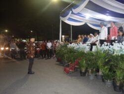 Polres Pematangsiantar Laksanakan Pengamanan Pelepasan Takbir Keliling Malam Hari Raya Idul Adha 1446 H