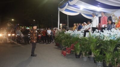 Polres Pematangsiantar Laksanakan Pengamanan Pelepasan Takbir Keliling Malam Hari Raya Idul Adha 1446 H