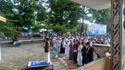 Amankan Sholat Idul Adha 1446 H di Empat Lokasi, Polres Pematangsiantar Turunkan 55 Personil