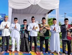 Kapolres Simalungun Bersama Forkopimda Gelar Sholat Ied dan Penyembelihan Kurban Bersama Masyarakat
