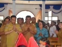 Bupati Humbahas Lepas Anak PAUD Anugerah Lobutolong Paranginan