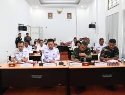 Bupati Humbahas Bersama Danrem 023/KS Zoom Meeting Dipimpin Ketua DEN