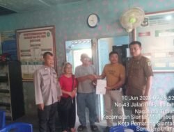 Bhabinkamtibmas Polsek Siantar Marihat Hadir Selesaikan Masalah Selisih Paham Warga Binaannya