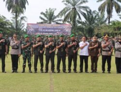 Kapolres Pematangsiantar Hadiri Upacara Sertijab Danyon 122/ Tombak Sakti