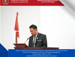 Fraksi DPRD Sampaikan Pandangan Umum Pertanggungjawaban APBD Kabupaten Humbahas TA 2024