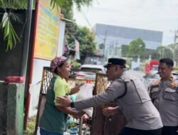 Sambut Hari Bhayangkara ke 79, Personil Bag Ops Polres Pematangsiantar Berbagi Bansos