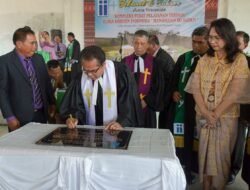 Wakil Bupati Humbahas Saksikan Peresmian Komplek Pusat Pelayanan Terpadu HKI