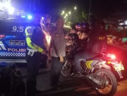 KYRD Hingga Subuh, Polres Pematangsiantar Amankan Satu Sepedamotor Ugal Ugalan