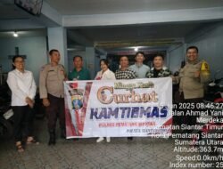 Minggu Kasih Curhat Kamtibmas, Polsek Siantar Timur Sampaikan Himbauan dan Call Center 110 kepada Jemaat GKPI