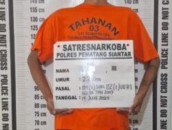 Bawa Pesanan Dua Paket Sabu, DS Berhasil Diamankan Sat Narkoba Polres Pematangsiantar