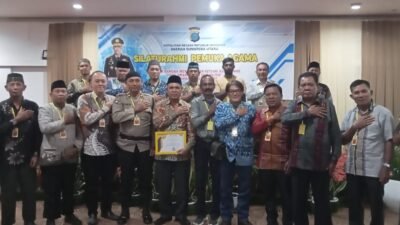 Sat Binmas Polres Pematangsiantar Bersama Para Tokoh Agama Hadiri Silaturahmi Pemuka Agama di Medan