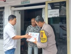 Sambut Hari Bhayangkara ke 79, Polsek Siantar Timur Bagikan Bansos Door Tu Door.
