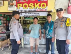 Cegah Penyalahgunaan Narkotika Polsek Siantar Marihat Sambangi Posko Bersinar
