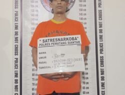 Sat Resnarkoba Polres Pematangsiantar Amankan HS Miliki Sabu 1,33 Gram