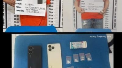 Polres Pematangsiantar Amankan Dua Orang Pemilik Sabu 7,27 gram