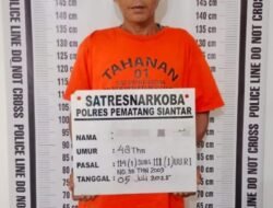 Polres Pematangsiantar Berhasil Mengamankan GS Diduga pengedar Ganja