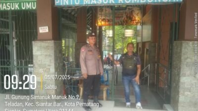 Antisipasi 3C dan Premanisme di Tempat Wisata, Polsek Siantar Barat Gencar Patroli