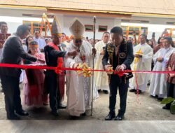 Bupati Humbahas Resmikan Gedung Pastoran dan Aula Paroki St. Koendraad Parzham Lintongnihuta