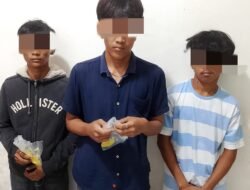Polres Pematangsiantar Amankan Tiga Remaja Hirup Lem Goat