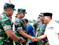 Bupati Simalungun dan Wakil Bupati Ikuti Giat Panen Raya Padi Sawah Kodam I/BB