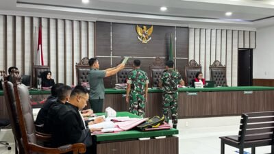 Prajurit Peringkus Bandar Narkoba dari Yonif 122/TS, Diapresiasi Hakim