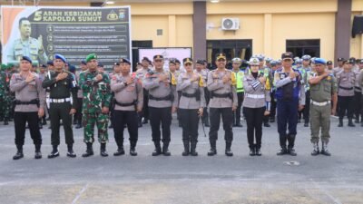 Kapolres Pematangsiantar Pimpin Apel Gelar Pasukan Operasi Patuh Toba 2025