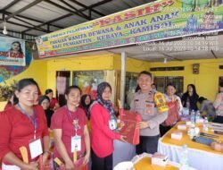 Polsek Siantar Utara Hadiri Pembukaan Pelatihan Menjahit di LPK Kasih
