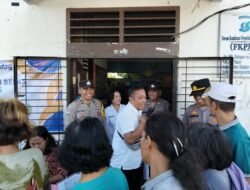 Polsek Siantar Selatan Amankan Pembagian Bantuan Pangan Beras di Kelurahan Aek Nauli