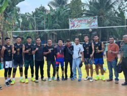Tim Bhara Guard Binaan Sat Binmas Polres Pematangsiantar Berhasil Melaju ke Babak Final Turnament Bola Volly NBVC CUP III di Simalungun