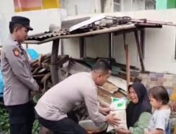 Jumat Berkah, Kapolsek Siantar Timur Bagikan Bansos kepada Warga Membutuhkan 