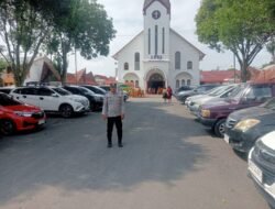 Amankan Ibadah Minggu di Gereja, Polsek Siantar Selatan Laksanakan Patroli