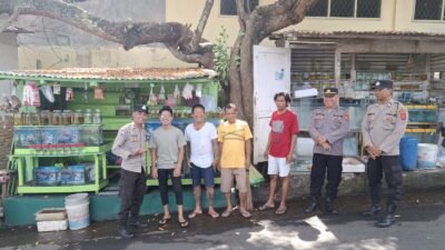 Sat Binmas Polres Pematangsiantar Sampaikan Himbauan Pencegahan Kebakaran kepada Komunitas Ikan Cupang 